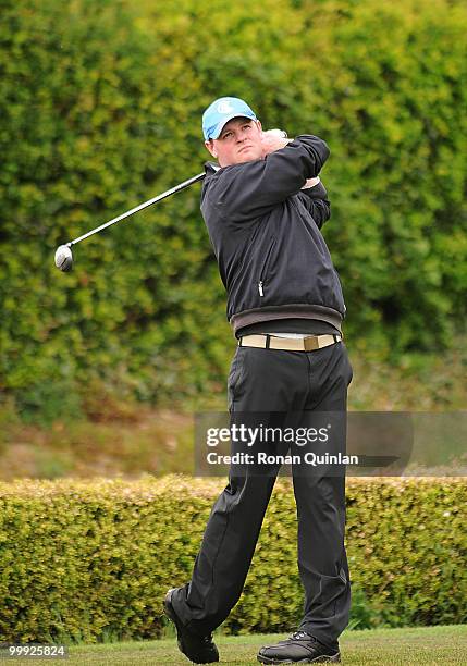 Mark Peat in action during the Powerade PGA Assistants' Championship regional qualifier at County Meath Golf Club on May 18, 2010 in Trim, Ireland.