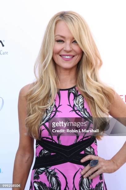 Actress Charlotte Ross attends The HollyRod Foundation's 20th Annual DesignCare Gala at Private Residence on July 14, 2018 in Malibu, California.