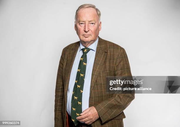 Alexander Gauland, prime candidate for the Alternative for Germany party in the Bundestag parliamentary elections, pictured in Berlin, Germany, 21...