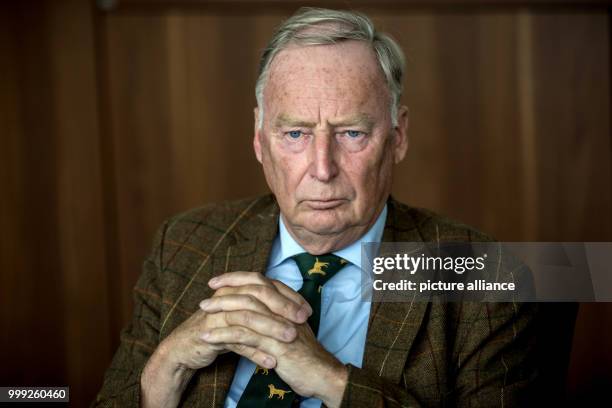 Alexander Gauland, prime candidate for the Alternative for Germany party in the Bundestag parliamentary elections, pictured in Berlin, Germany, 21...