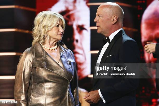 Martha Stewart and Bruce Willis attend the Comedy Central Roast Of Bruce Willis on July 14, 2018 in Los Angeles, California.