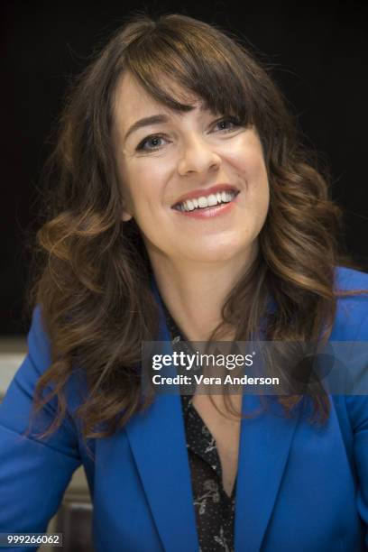 Director Susanna Fogel at "The Spy Who Dumped Me" Press Conference at the Langham Hotel on July 13, 2018 in New York City.