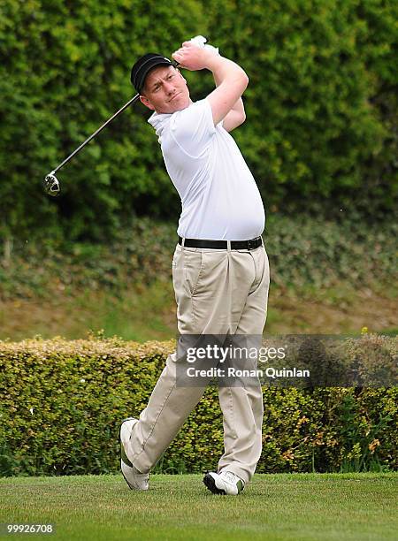 Denis McCann in action during the Powerade PGA Assistants' Championship regional qualifier at County Meath Golf Club on May 18, 2010 in Trim, Ireland.