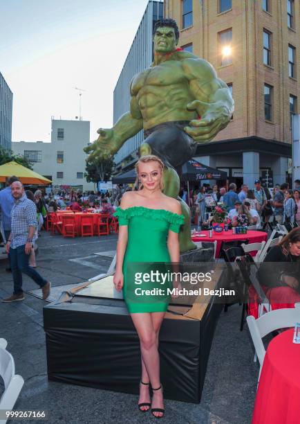 Savannah Kennick poses at Concern Foundations's 44th Annual Block Party at Paramount Studios on July 14, 2018 in Hollywood, California.