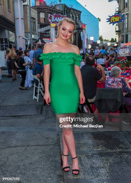 Savannah Kennick poses at Concern Foundations's 44th Annual Block Party at Paramount Studios on July 14, 2018 in Hollywood, California.