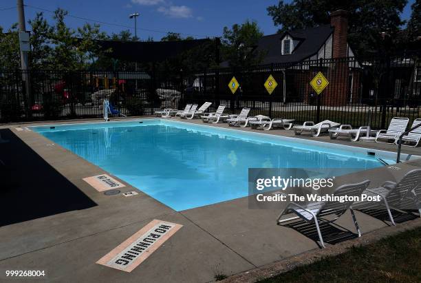 The outdoor swimming pool at the Park View Children's Pool was among those closed today as a precaution. -D.C Water officials put out a warning to...