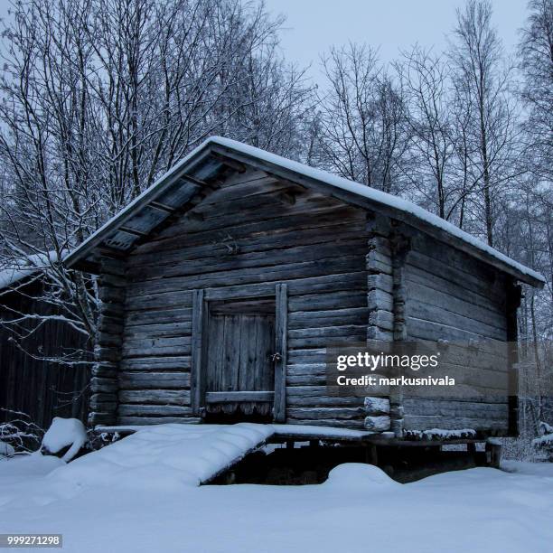 Finland Snow High-Res Stock Photo