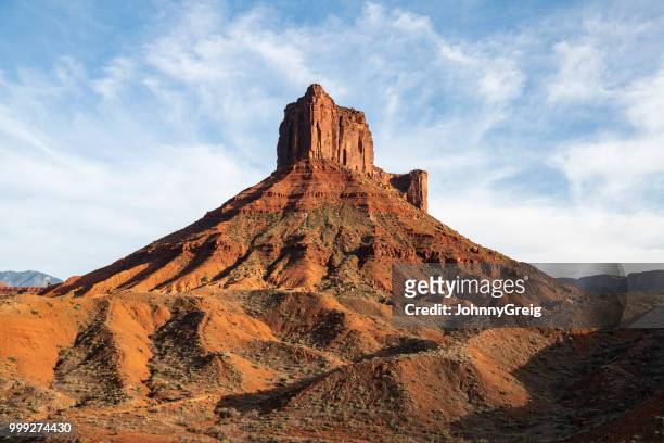 parriot mesa - amerikanischen landschaft in der nähe von moab - johnny greig stock-fotos und bilder