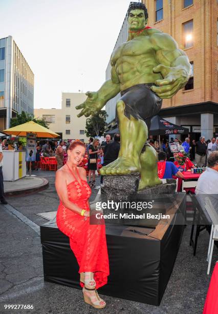 Kandi Lee poses at Concern Foundations's 44th Annual Block Party at Paramount Studios on July 14, 2018 in Hollywood, California.