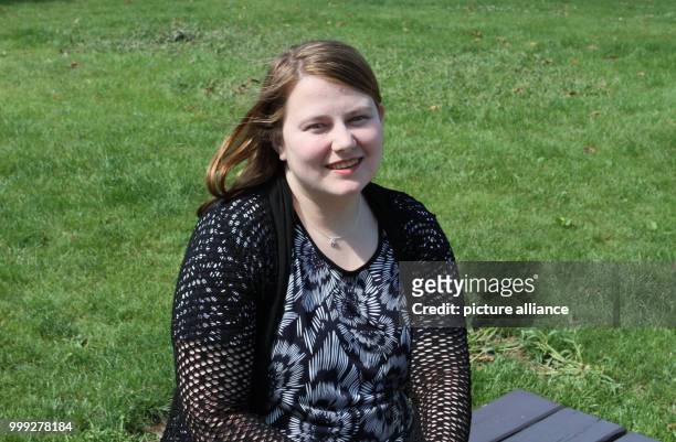 Abduction victim Natascha Kampusch can be seen in a park in Vienna, Austria, 21 August 2017. Her case moved the entire world. The Viennese was...