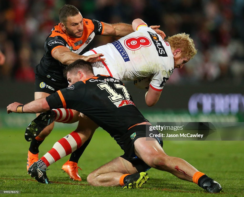 NRL Rd 18 - Dragons v Tigers