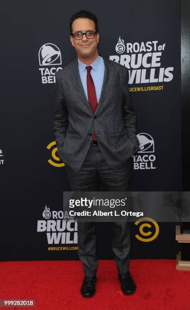 Joe DeRosa arrives for the Comedy Central Roast Of Bruce Willis held at Hollywood Palladium on July 14, 2018 in Los Angeles, California.