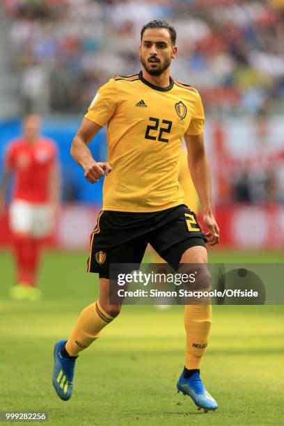 Nacer Chadli of Belgium in action during the 2018 FIFA World Cup Russia 3rd Place Playoff match between Belgium and England at Saint Petersburg...