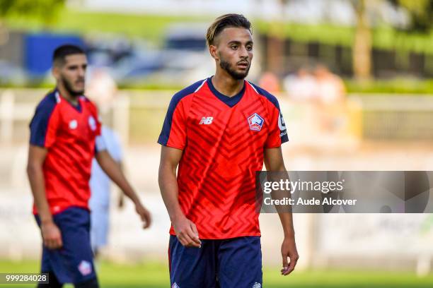 Imad Faraj of Lille during the friendly match between Lille and Reims on July 14, 2018 in St Quentin, France.