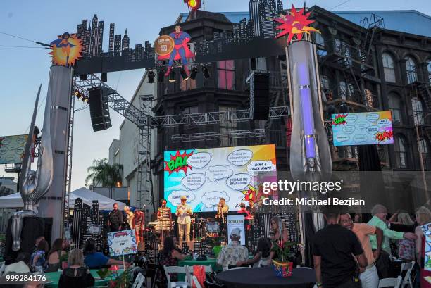 Tom Nolan Band performs at Concern Foundations's 44th Annual Block Party at Paramount Studios on July 14, 2018 in Hollywood, California.