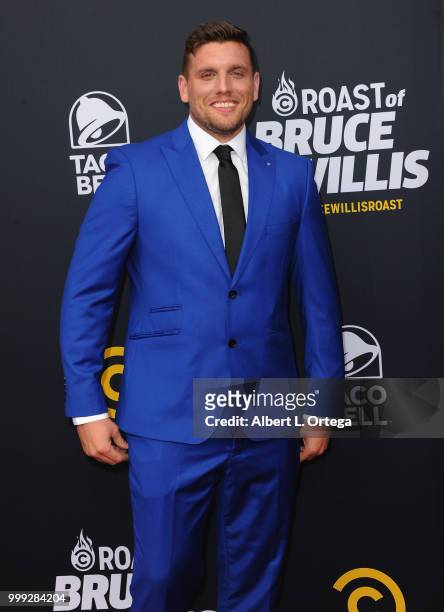 Chris Distefano arrives for the Comedy Central Roast Of Bruce Willis held at Hollywood Palladium on July 14, 2018 in Los Angeles, California.