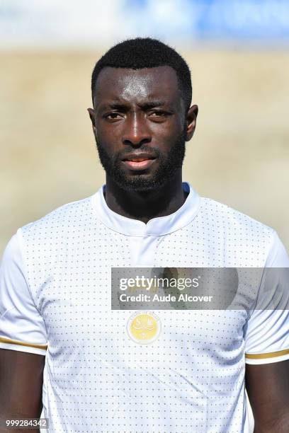 Grejohn Kyei of Reims during the friendly match between Lille and Reims on July 14, 2018 in St Quentin, France.