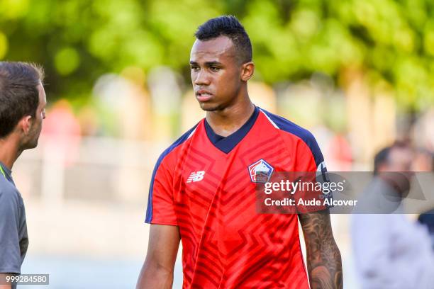 Gabriel of Lille during the friendly match between Lille and Reims on July 14, 2018 in St Quentin, France.