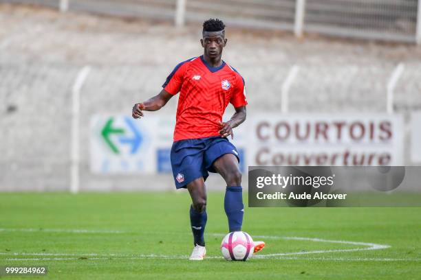 Edgar Miguel Ie of Lille during the friendly match between Lille and Reims on July 14, 2018 in St Quentin, France.