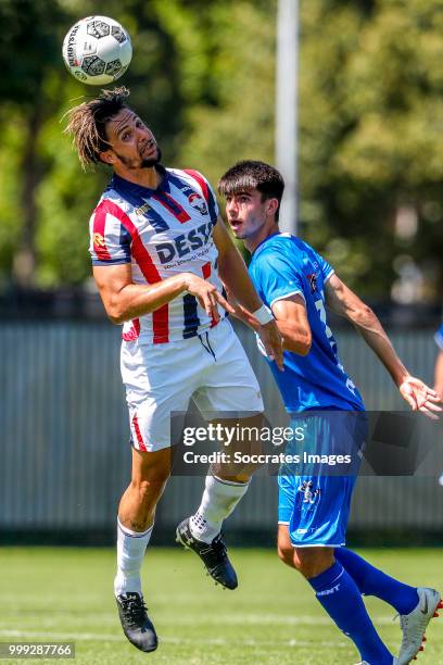 Fran Sol of Willem II during the match between Willlem II v KAA Gent on July 14, 2018 in TILBURG Netherlands