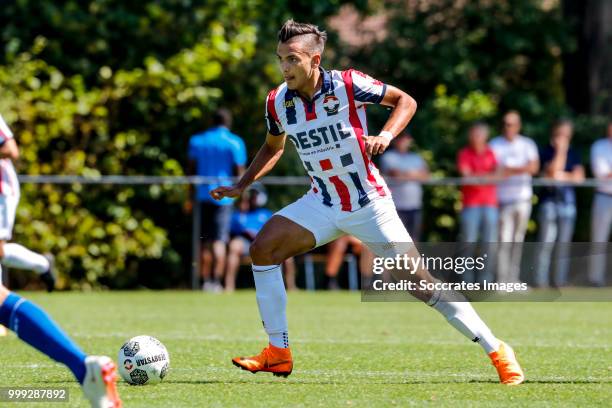 Atakan Akkaynak of Willem II during the match between Willlem II v KAA Gent on July 14, 2018 in TILBURG Netherlands