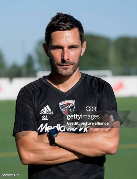 The new Ingolstadt coach Stefan Leitl pictured at a training session of German 2nd Bundesliga football club FC Ingolstadt 04 at the Audi Sportpark in...