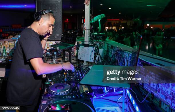 Camilo performs during HBO's Mixtapes & Roller Skates at the Houston Funplex on July 14, 2018 in Houston, Texas.