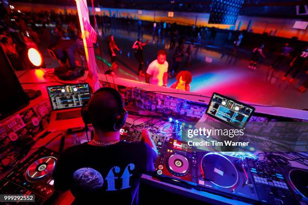 Camilo performs during HBO's Mixtapes & Roller Skates at the Houston Funplex on July 14, 2018 in Houston, Texas.