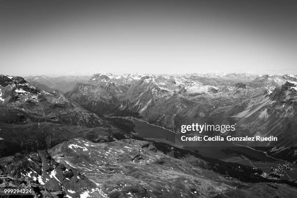 bernina gruppe (cortvasch) - engadin, schweiz - gruppe stock pictures, royalty-free photos & images