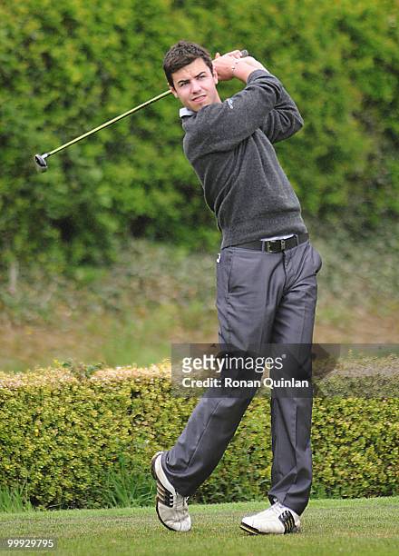Joseph Glynn in action during the Powerade PGA Assistants' Championship regional qualifier at County Meath Golf Club on May 18, 2010 in Trim, Ireland.