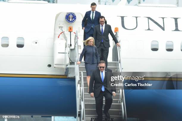 Secretary of State Michael Pompeo, Homeland Security Secretary Kirstjen Nielsen, Treasury Secretary Steven Mnuchin and senior adviser to US President...