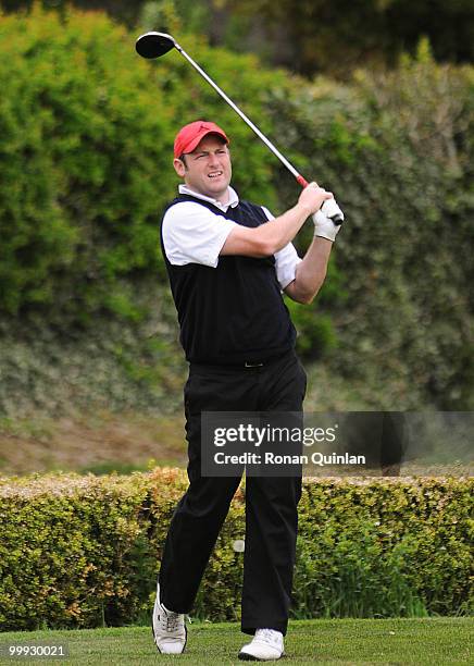 Melvyn Flanagan in action during the Powerade PGA Assistants' Championship regional qualifier at County Meath Golf Club on May 18, 2010 in Trim,...