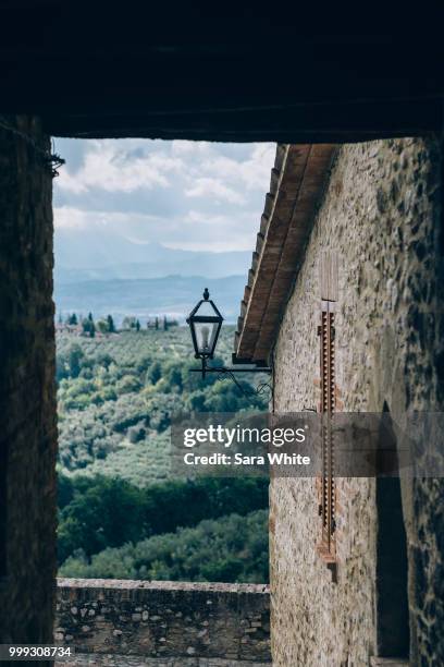 countryside views in montefalco, umbria - sara stone fotografías e imágenes de stock