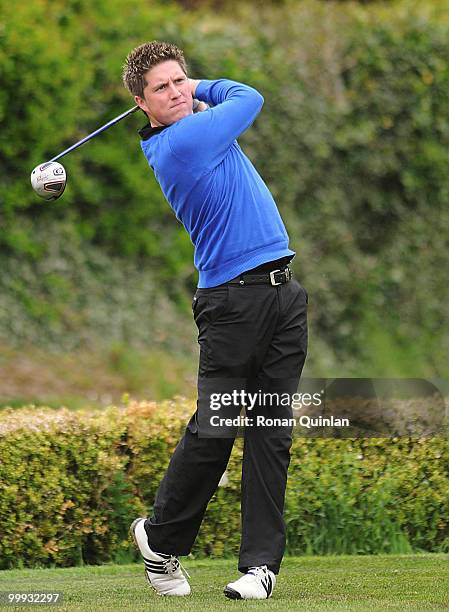 Darren Walsh in action during the Powerade PGA Assistants' Championship regional qualifier at County Meath Golf Club on May 18, 2010 in Trim, Ireland.