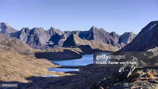 lago bianco at bernina pass - bianco bildbanksfoton och bilder