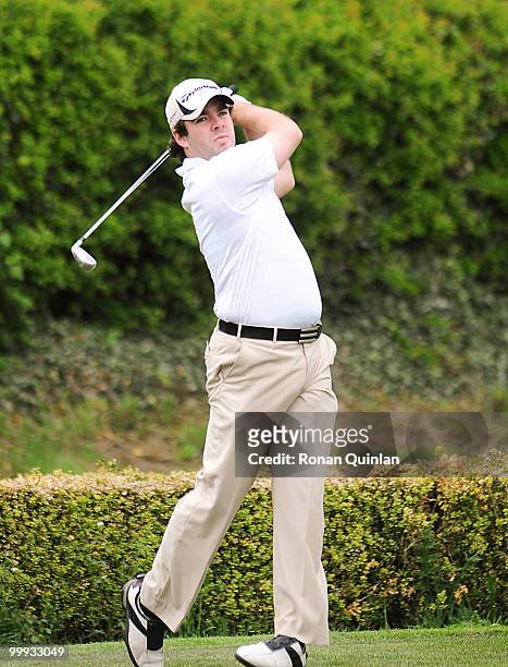 Jason Somers in action during the Powerade PGA Assistants' Championship regional qualifier at County Meath Golf Club on May 18, 2010 in Trim, Ireland.