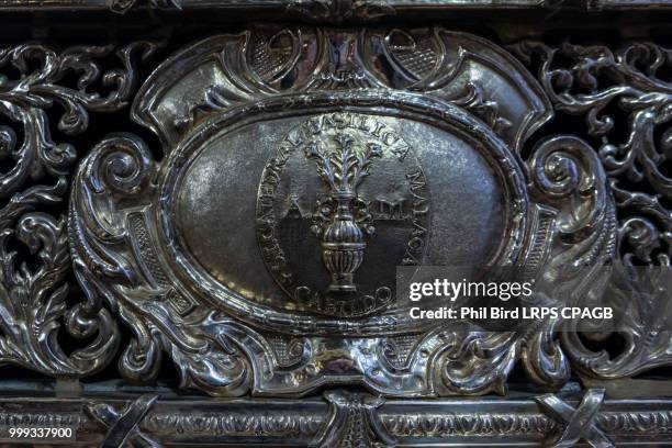 malaga, andalucia/spain - july 5 : interior view of the cathedra - animal representation stock pictures, royalty-free photos & images