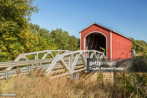 wolf covered bridge - keiffer stock pictures, royalty-free photos & images