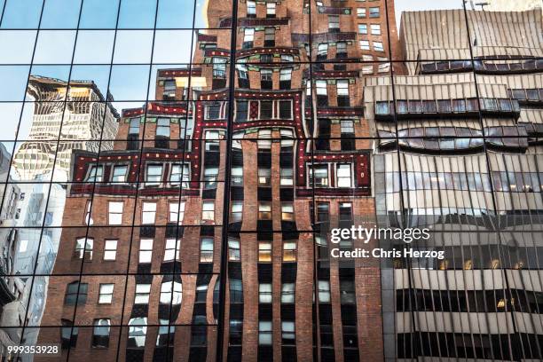 #33   nyc reflecting architecture - herzog stockfoto's en -beelden