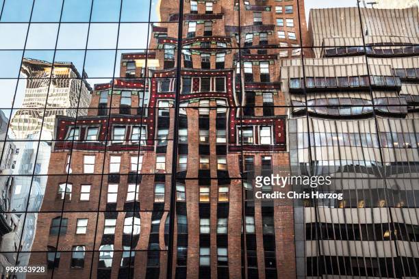 #33   nyc reflecting architecture - herzog stock pictures, royalty-free photos & images