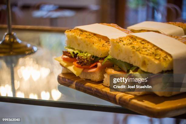 focaccia - bread knife stock pictures, royalty-free photos & images