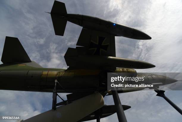 Lockheed F 104 Starfighter is on display in the Berlin-Gatow airfield branch of the Bundeswehr Museum of Military History in Berlin, Germany, 18...