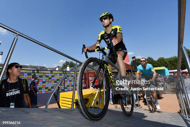 Start / Mikel Nieve of Spain and Team Mitchelton-Scott / during the 105th Tour de France 2018, Stage 9 a 156,5 stage from Arras Citadelle to Roubaix...