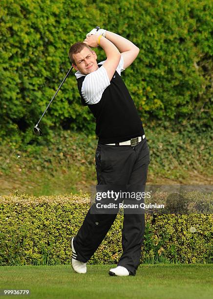 James Gibson in action during the Powerade PGA Assistants' Championship regional qualifier at County Meath Golf Club on May 18, 2010 in Trim, Ireland.