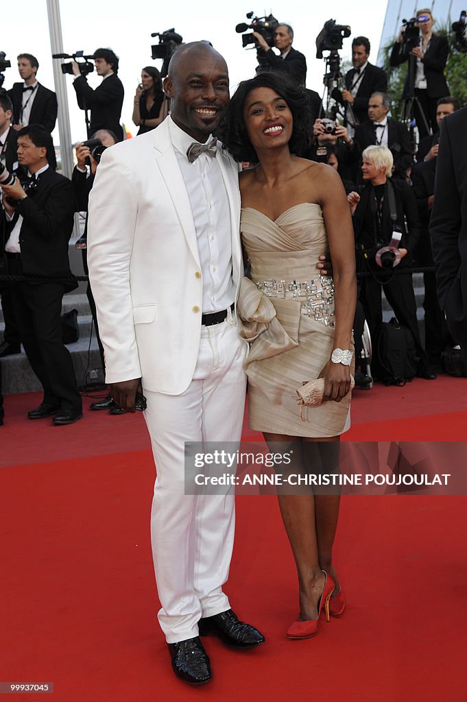 Haitian actor Jimmy Jean-Louis and wife