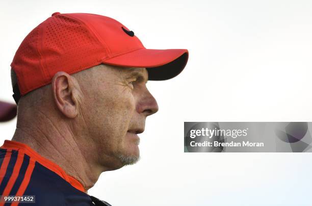 Laois , Ireland - 7 July 2018; Armagh selector Jim McCorry during the GAA Football All-Ireland Senior Championship Round 4 match between Roscommon...