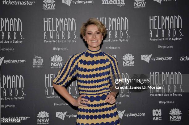 Amy Lehpamer attends the 18th Annual Helpmann Awards Curtain Raiser on July 15, 2018 in Sydney, Australia. The Helpmanns are accolades for live...