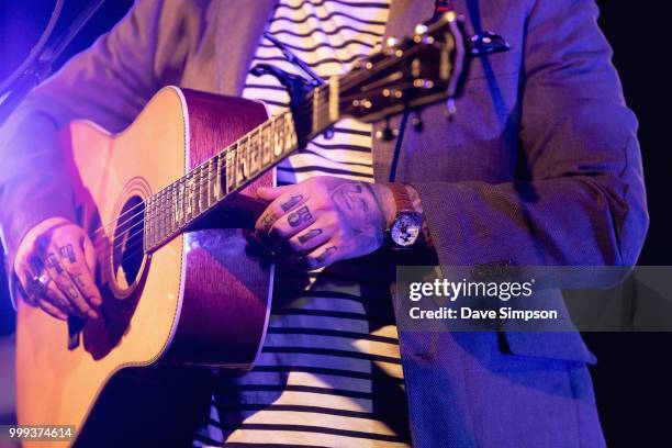 Joshua Hedley performs on stage during his 'Mr Jukebox' tour at The Tuning Fork on July 15, 2018 in Auckland, New Zealand.