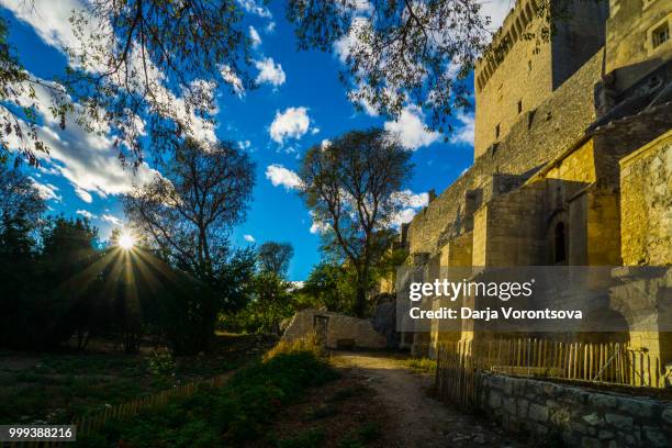 abbaye de montmajour - abbaye stock-fotos und bilder