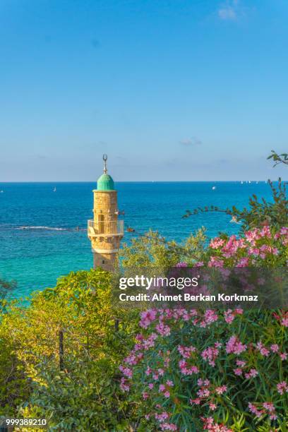 al-bahr minaret in tel aviv - ahmet ahmet bildbanksfoton och bilder